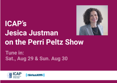 (SiriusXM) ICAP’s Jessica Justman to be interviewed on the Perri Peltz Show