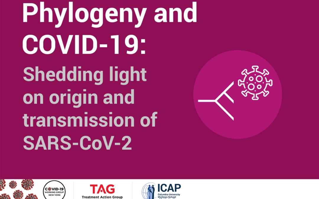 (Archived Webinar) Special Webinar – Phylogeny and COVID-19: Shedding light on origin and transmission of SARS-CoV-2