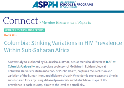 (ASPPH) PHIA Data Show Striking Variations in HIV Prevalence