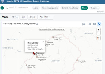 ICAP’s 72-Hour Crunch Creates Customized Data Dashboards for COVID Surveillance in Lesotho