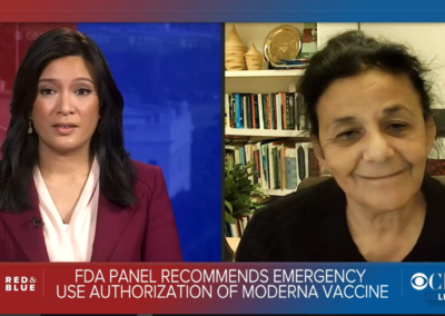 (CBSNews) ICAP’s Wafaa El-Sadr Discusses Safety Data of the COVID-19 Vaccines.