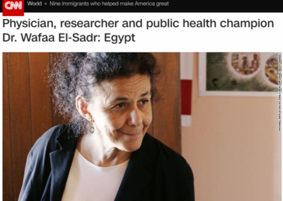 (CNN) Wafaa El-Sadr among “immigrants who helped make America great”