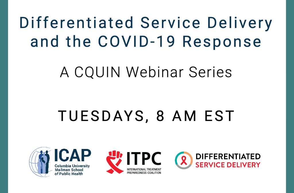 CQUIN COVID-19 Webinar Series to Pause in July for AIDS 2020