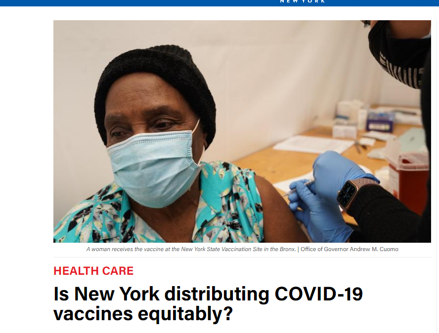 (City&State New York) Wafaa El-Sadr Comments on The Importance of Increasing Vaccination Access in Communities of Color