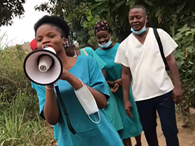 With ICAP’s Support, Rural Rotation for Nursing and Midwifery Students and Tele-Mentoring Program for Isolated Health Workers Improve Access to Care in DRC