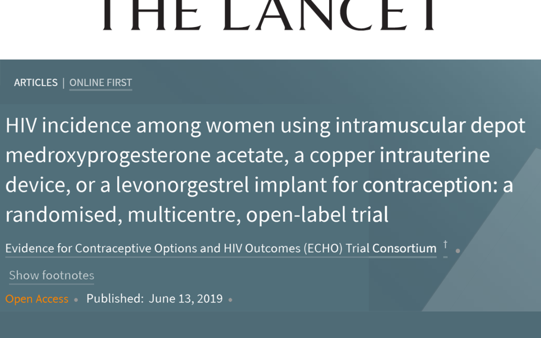 HIV incidence among women using intramuscular depot medroxyprogesterone acetate, a copper intrauterine device, or a levonorgestrel implant for contraception: a randomised, multicentre, open-label trial