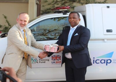 ICAP in Eswatini Gives Officials a First-Hand Look at Progress on Antimicrobial Resistance Surveillance