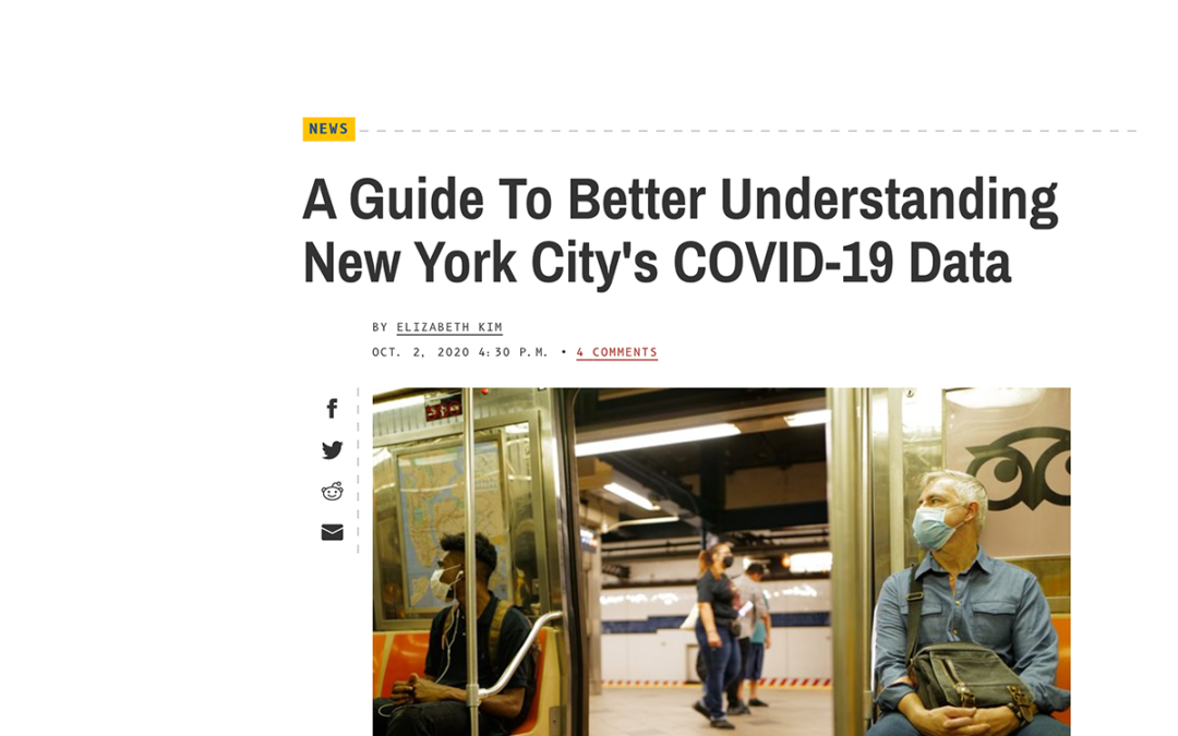 (Gohamist) ICAP’s Jessica Justman comments on How to Better Understand New York City’s COVID-19 Data