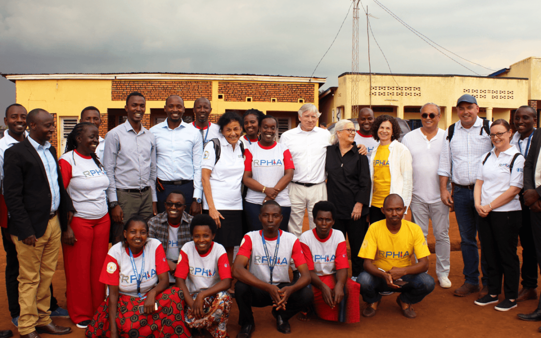 Columbia University President Visits ICAP-Supported Programs in Kenya and Rwanda