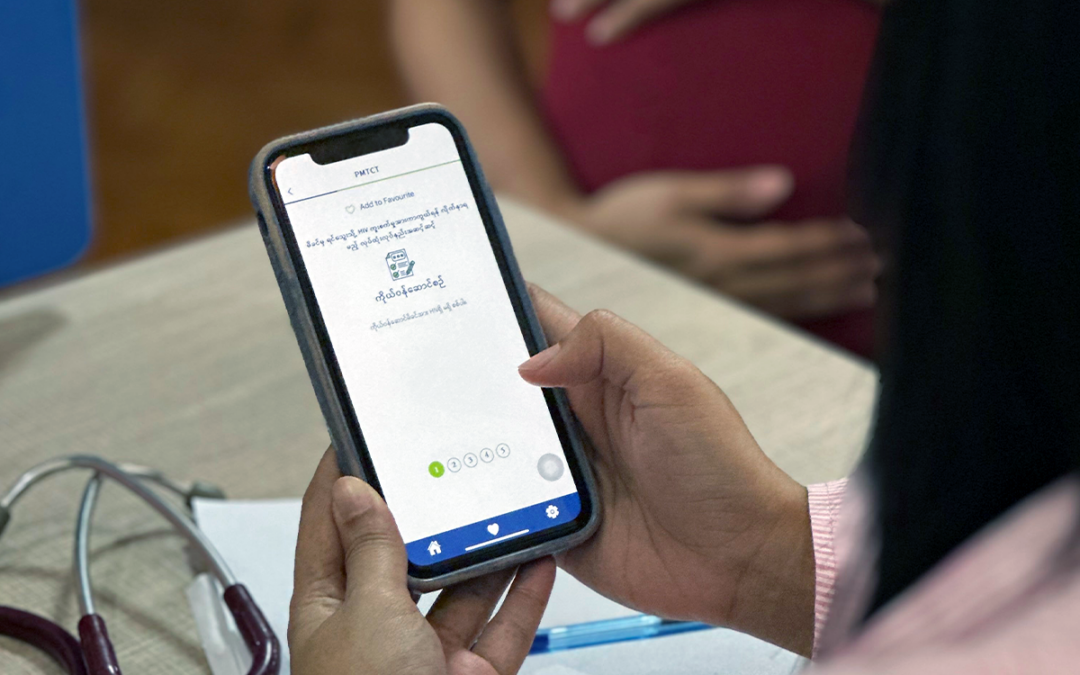In Myanmar, an ICAP-Supported Mobile App to Guide Health Care Providers in Managing HIV Infections Aims to Close the HIV Treatment Gap