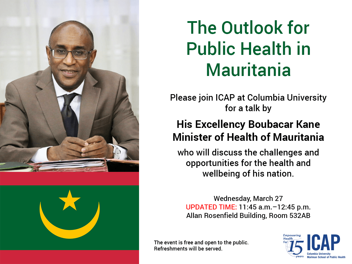 The Outlook for Public Health in Mauritania - ICAP at Columbia University