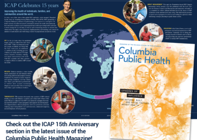(Columbia Public Health Magazine) ICAP Celebrates 15 Years