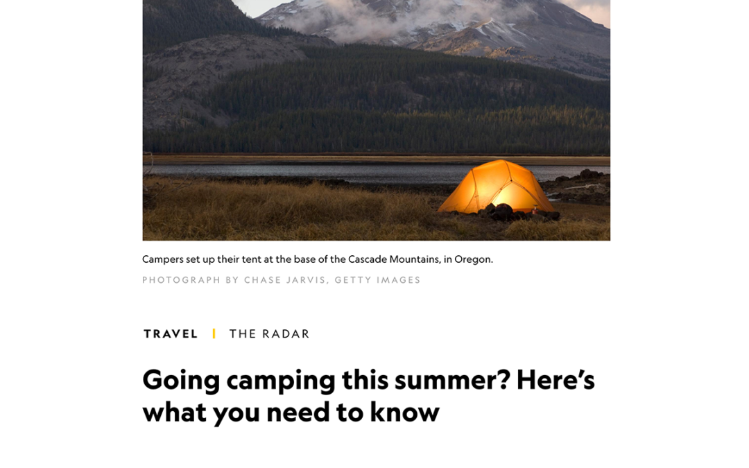 (National Geographic) Wafaa El-Sadr’s Tips for Going Camping During the COVID-19 Pandemic