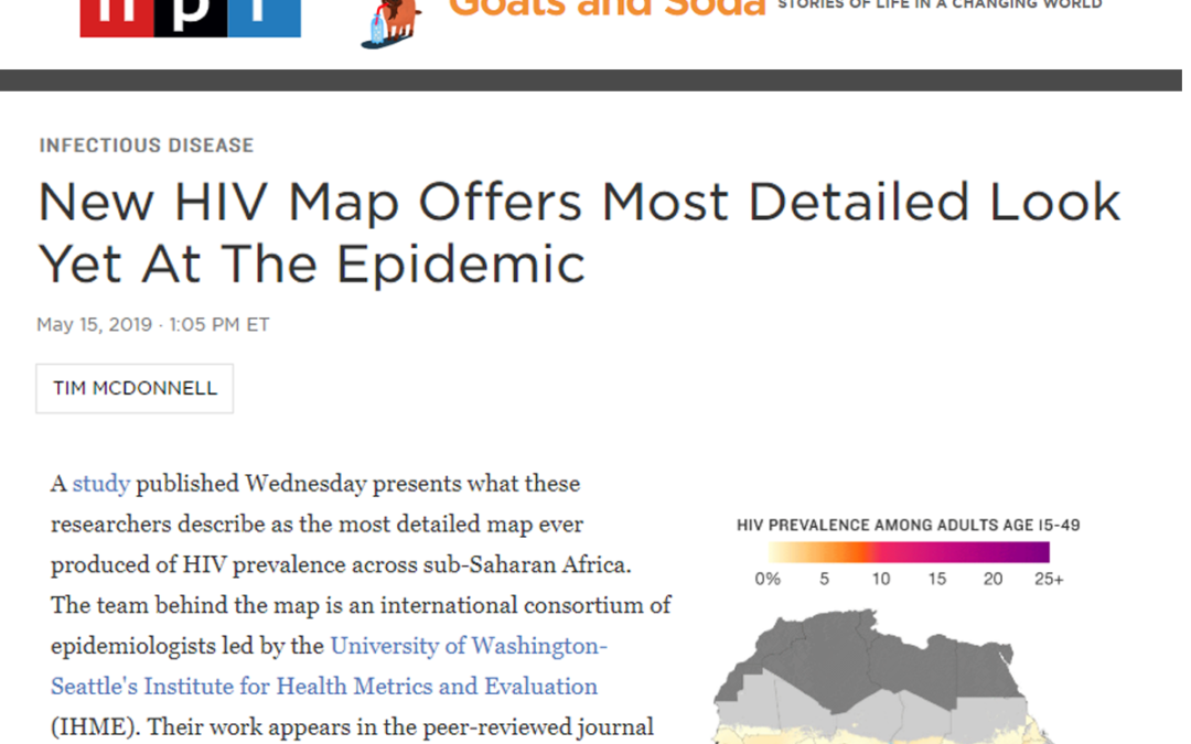(NPR) New HIV Map Offers Most Detailed Look Yet At The Epidemic
