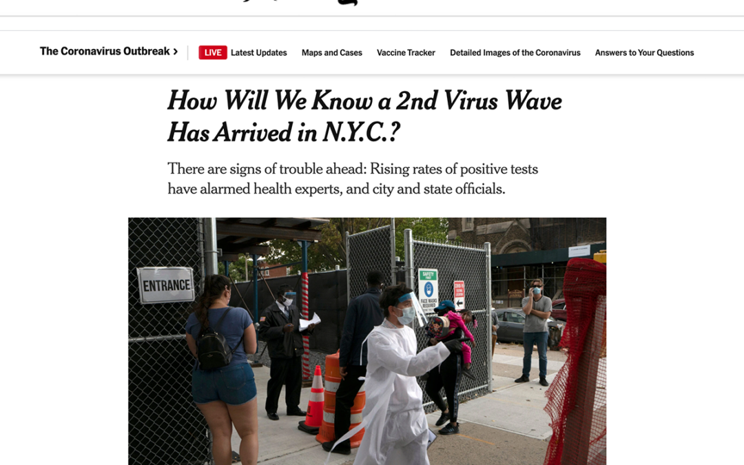 (NYT) ICAP’s Wafaa El-Sadr Comments on the Feared Second Wave of COVID-19 in NYC