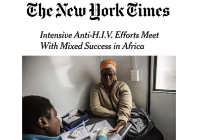(New York Times) ICAP’s Wafaa El-Sadr on Universal “Test and Treat” for HIV