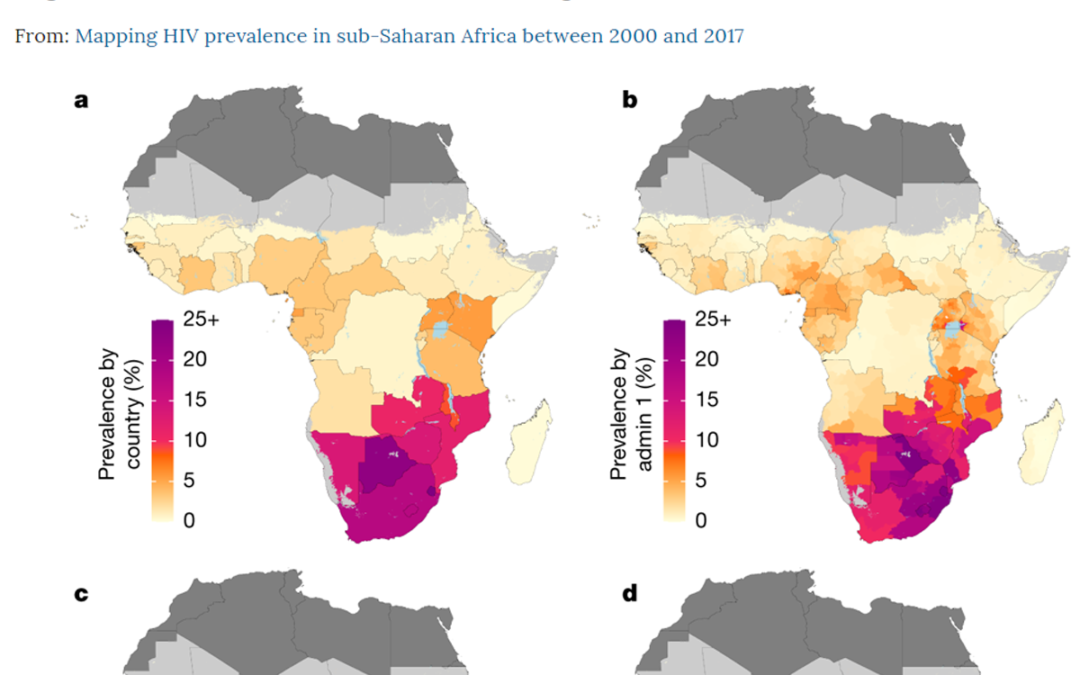 Mapping HIV prevalence in sub-Saharan Africa between 2000 and 2017