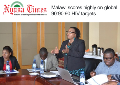 (Nyasa Times) MPHIA Shows Malawi’s Progress Toward HIV Epidemic Control