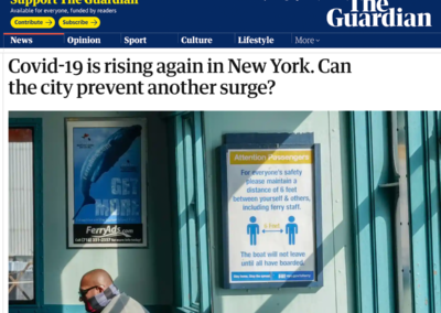 (TheGuardian) ICAP’s Jessica Justman Comments on Preventing Another Surge of COVID-19 in New York City