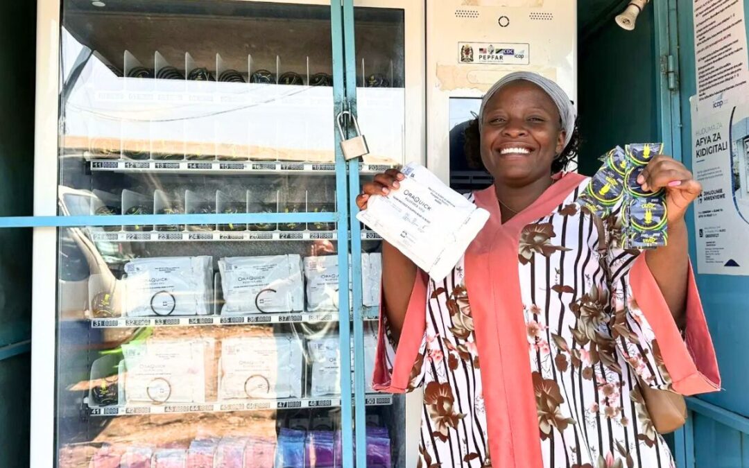 ICAP in Tanzania Provides Key and Vulnerable Populations with HIV Self-Testing Kits and Condoms Via Digital Vending Machines