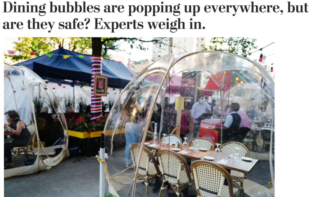 (Washington Post) ICAP’s Wafaa El-Sadr Weighs in on the Safety of Dining in a Bubble