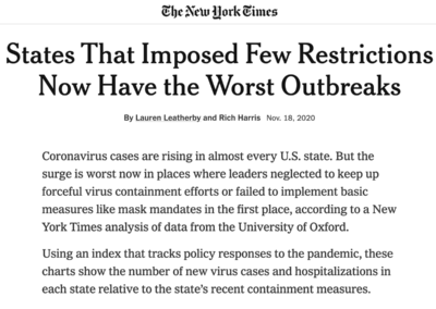 (TheNewYorkTimes) ICAP’s Wafaa El-Sadr Comments on the lack of a Coherent Cohesive National Response to the Pandemic