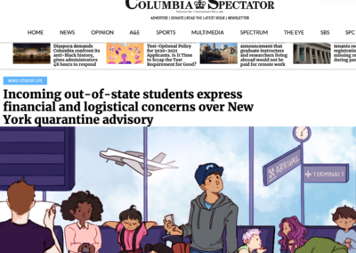 (Columbia Spectator) Honoring New York’s Progress with an On-Campus Quarantine Plan in Accordance with State Regulations