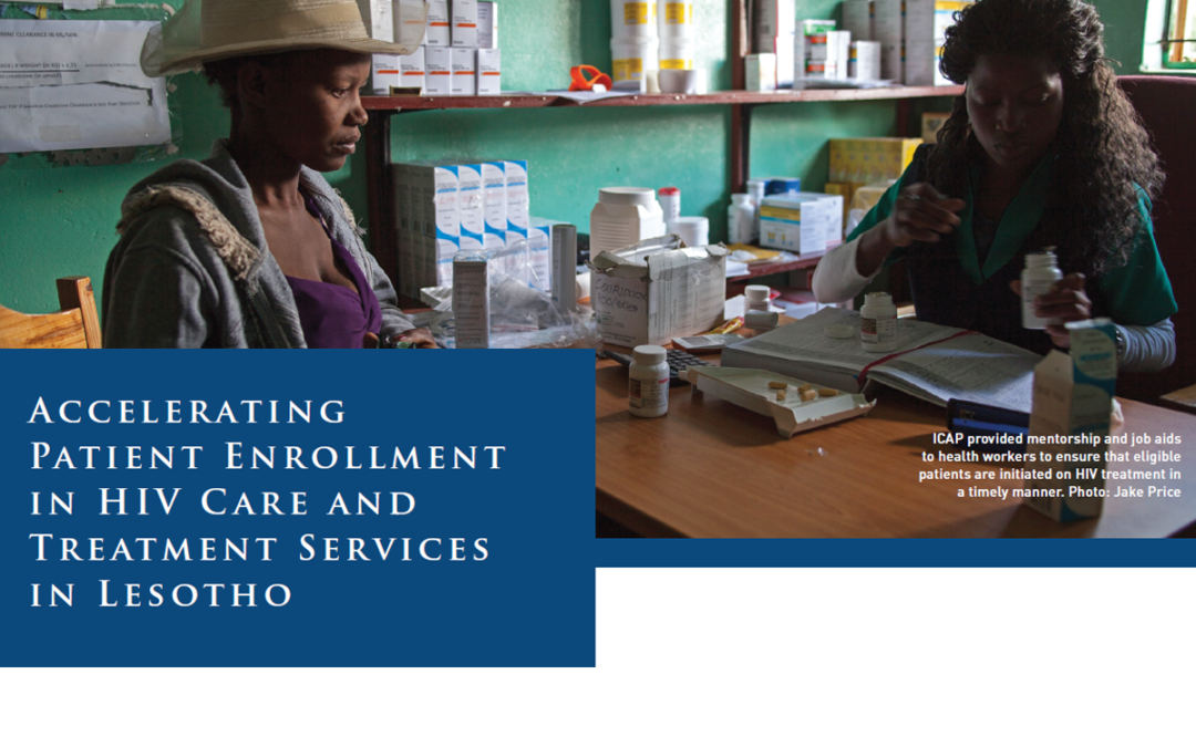 Accelerating Patient Enrollment in HIV Care and Treatment Services in Lesotho