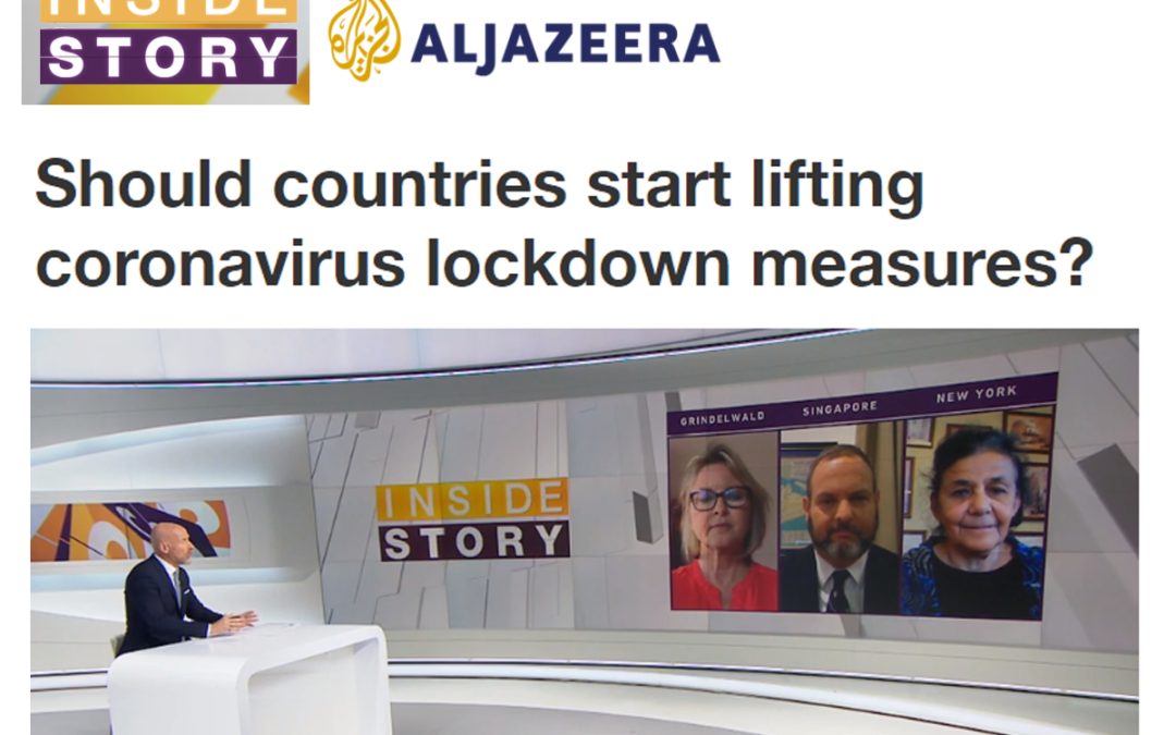 (Al Jazeera English) ICAP’s Wafaa El-Sadr on Conditions for Lifting COVID-19 Lockdown