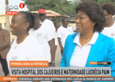 First Lady of Angola Applauds PEPFAR-Supported PMTCT Services at Luanda Hospital