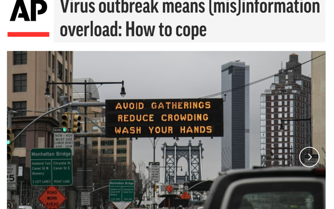(AP) Jessica Justman on How to Avoid COVID-19 Information Overload