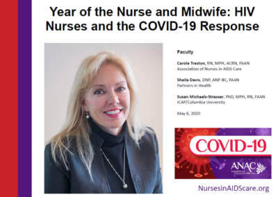 (ANAC) ICAP’s Susan Michaels-Strasser Speaks on the Role of HIV Nurses in the COVID-19 Response