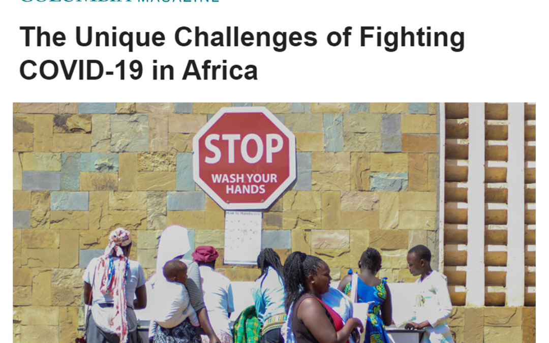 (Columbia Magazine) ICAP’s Wafaa El-Sadr on the Unique Challenges of Fighting COVID-19 in Africa