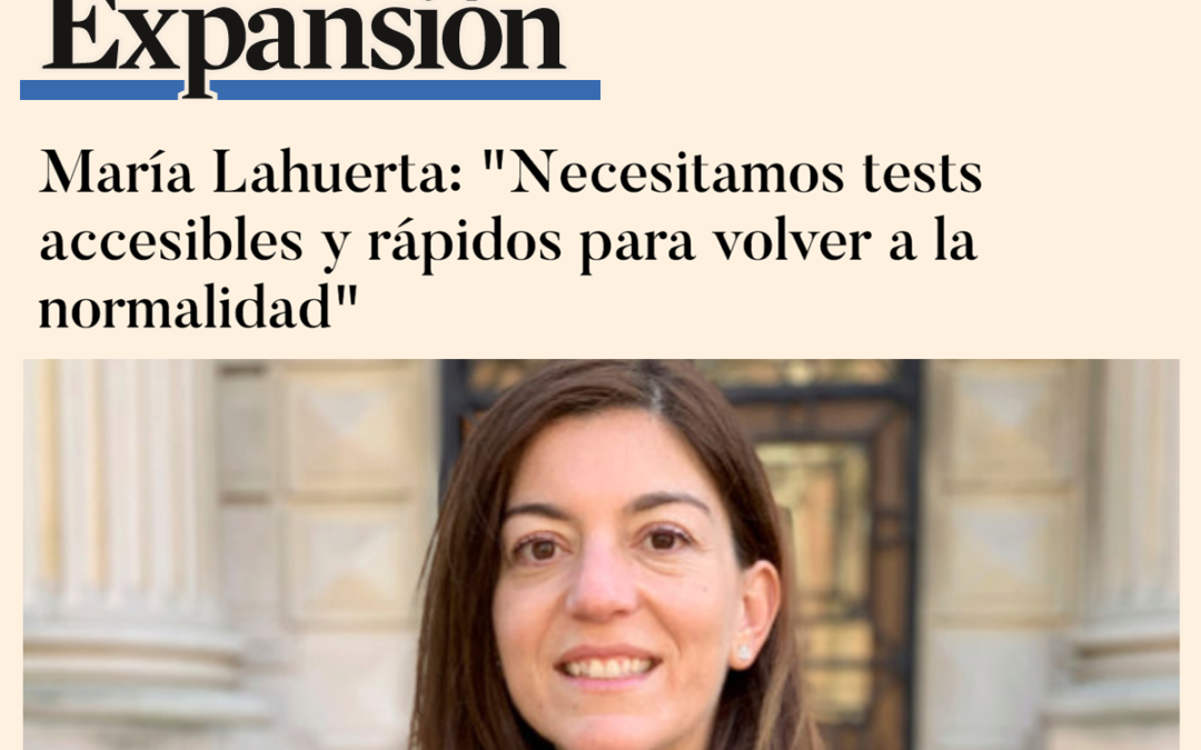 (Expansión) María Lahuerta on Returning to Normal after COVID-19