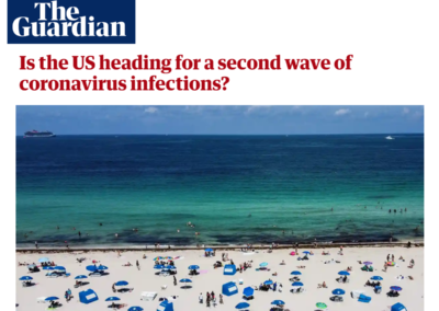 (The Guardian) Jessica Justman on Potential Second Wave of COVID-19 Infections in the U.S.