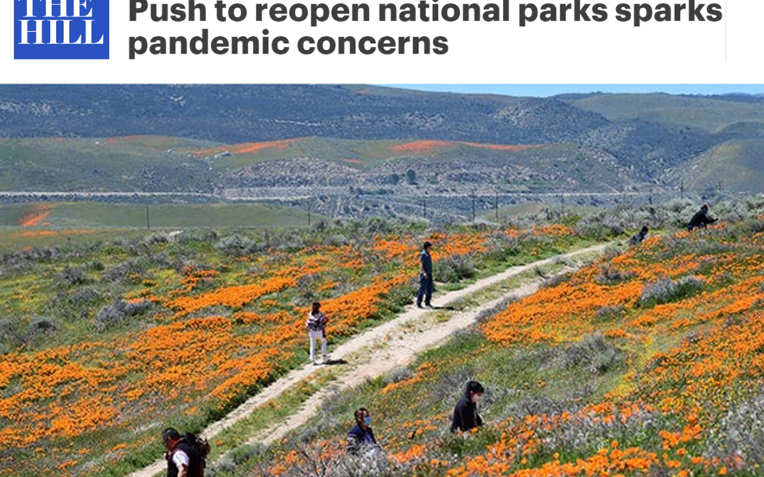 (The Hill) ICAP’s Susan Michaels-Strasser on Opening National Parks during COVID-19