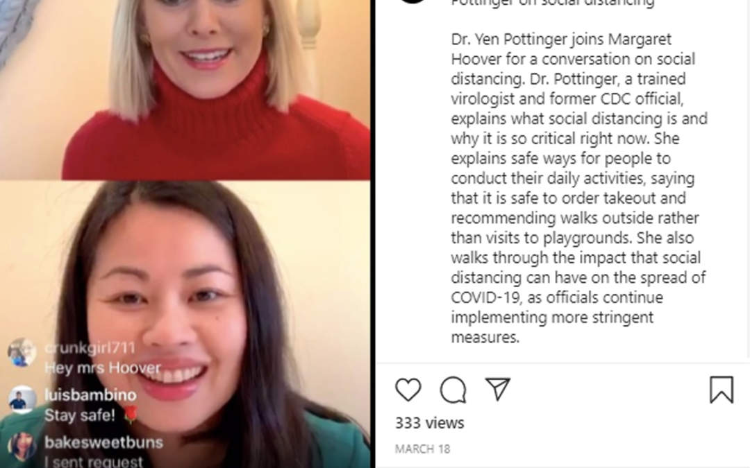 (Firing Line) Yen Pottinger on Instagram Q&A with PBS’ Margaret Hoover