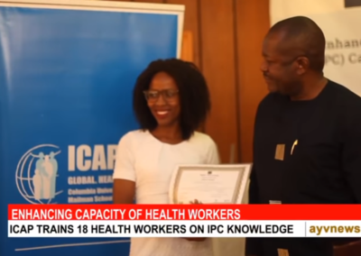ICAP Training Strengthens Infection Prevention and Control in Sierra Leone