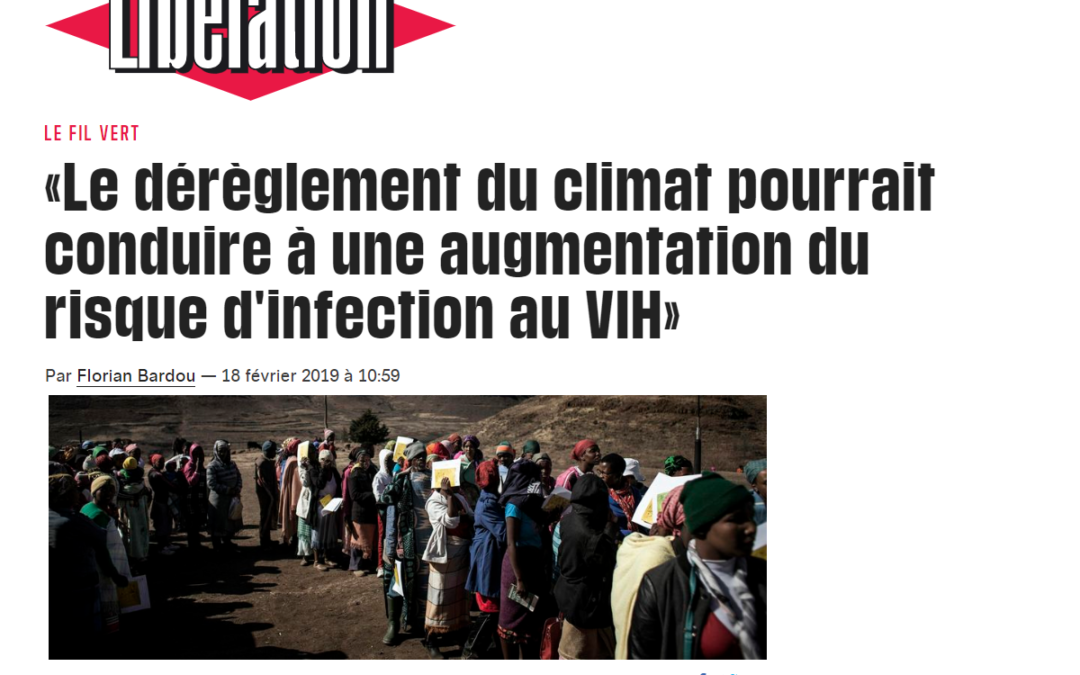 (Liberation.fr) Interview with ICAP’s Andrea Low on Climate Change and HIV