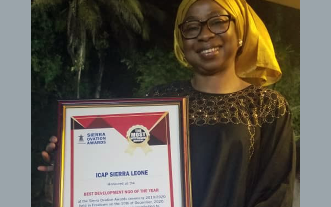ICAP Named Best Development NGO of the Year in Sierra Leone