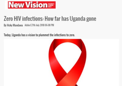 (New Vision) Zero HIV infections: How far has Uganda gone