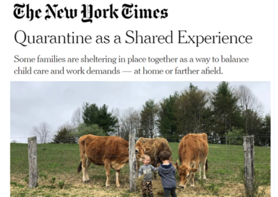 (New York Times) Jessica Justman on Shared Quarantine