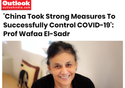 (Outlook India) Wafaa El-Sadr on U.S. and Chinese Responses to COVID-19