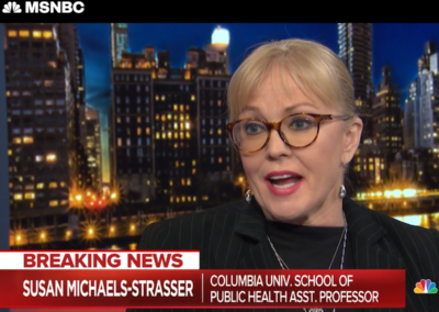 (MSNBC) Susan Michaels-Strasser Speaks on COVID-19