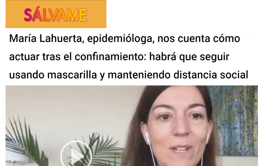 (Telecinco) María Lahuerta on Maintaining COVID-19 Prevention Practices