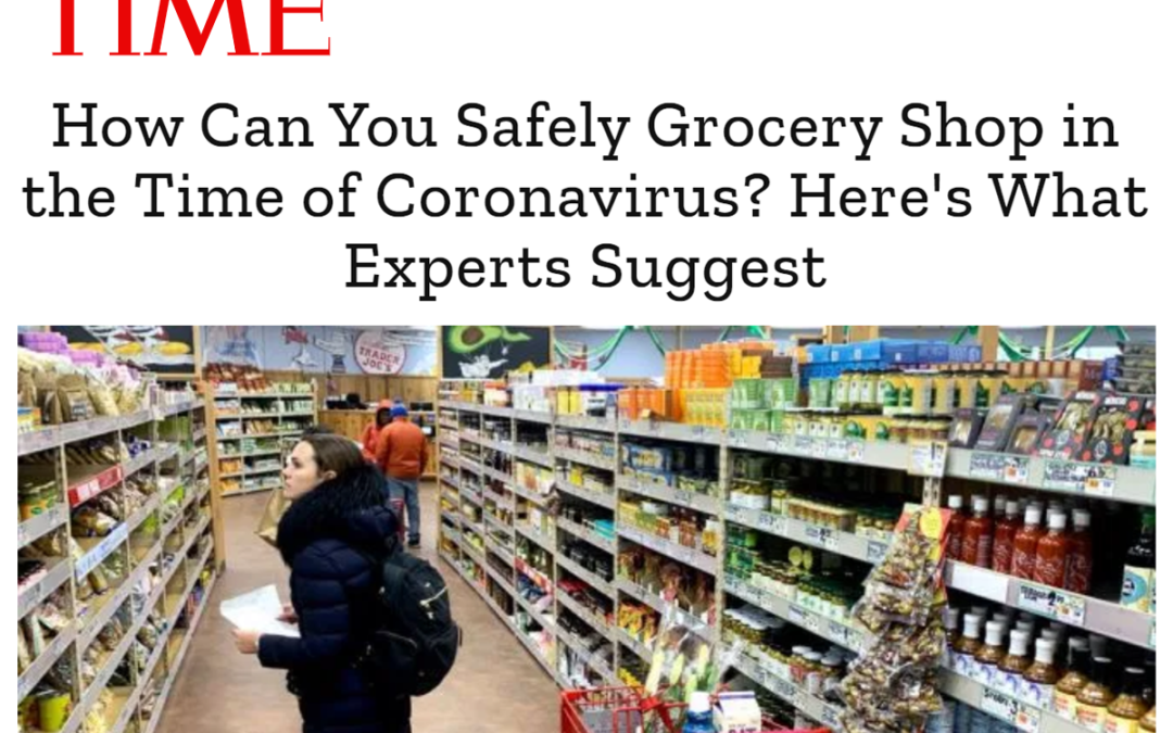 (TIME) Jessica Justman on Safe Shopping Practices during COVID-19