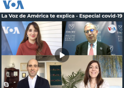 (Voice of America) María Lahuerta Answers Questions about COVID-19