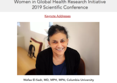 ICAP’s Wafaa El-Sadr to Give Keynote at Weill Cornell’s Women in Global Health Research Conference