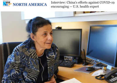 (Xinhua) Interview with ICAP’s Wafaa El-Sadr on China’s efforts against COVID-19