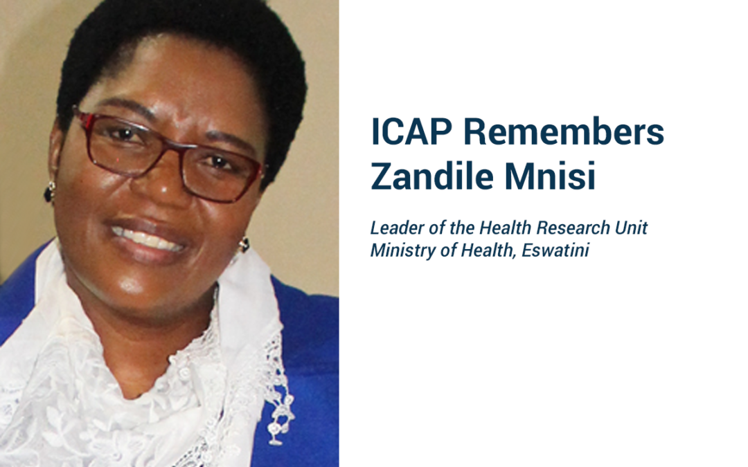 ICAP Remembers Zandile Mnisi: Public Health Leader, Mentor, and Friend